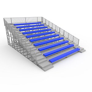 3D model Bleachers 60