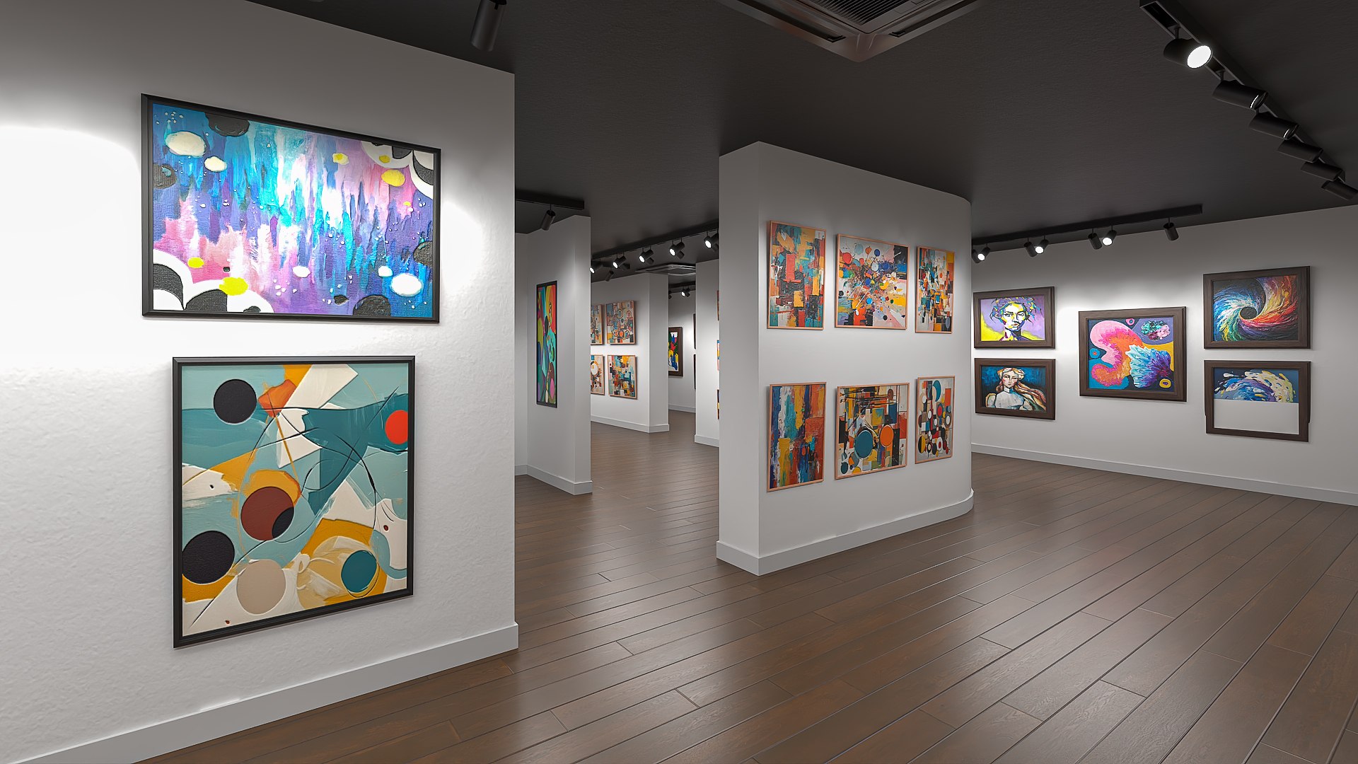3d-art-gallery-interior-with-paintings-model-turbosquid-2402889