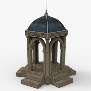 Fantasy Gazebo Kiosk 3D model