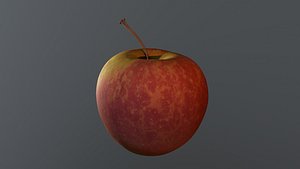 3D hy apple 05 fruit model