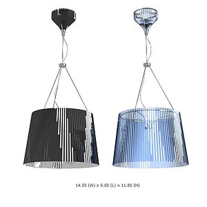3d kartel hanging lamp model