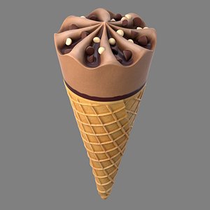 3d model ice cream