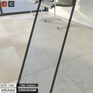 3d model tile ariana convivium set