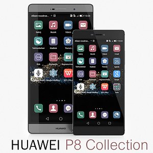 huawei p8 3d 3ds