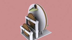 Animated ball machine