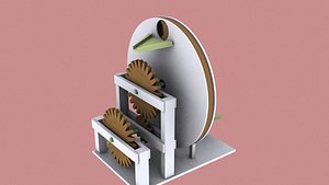 Animated ball machine