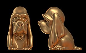 dog 3d model