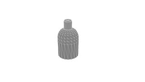 lowpoly perfume bottle