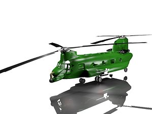 Low poly Helicopter BD1
