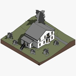 3D Normal house - Revit model model