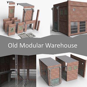 old modular warehouse 3ds
