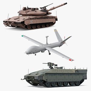 Israeli Fighting Vehicle Rigged for Maya Collection