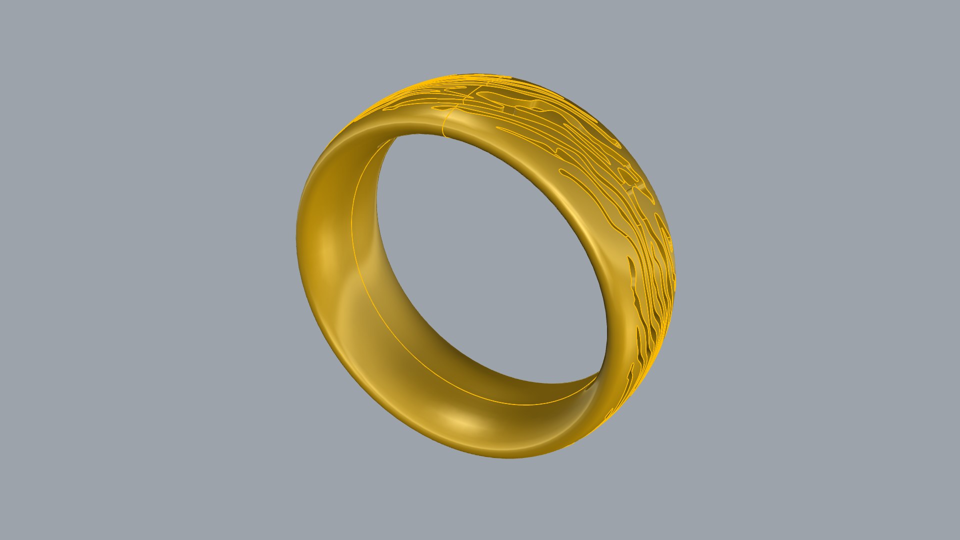 Textured Wave Band Ring JDBCo 3D Model - TurboSquid 2345202