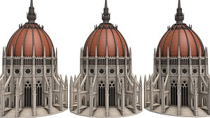 3D model Hungarian Parliament Building