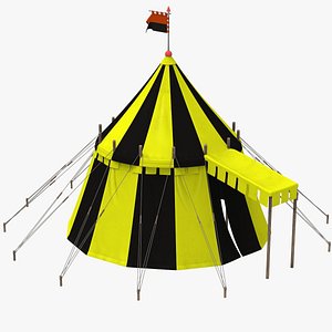 3D Medieval Tent model