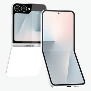 3D Samsung Galaxy Z Flip 7 FE White model