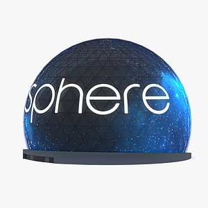 3D Sphere Arena Las Vegas model
