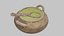 Old Medieval Clay Pot v4