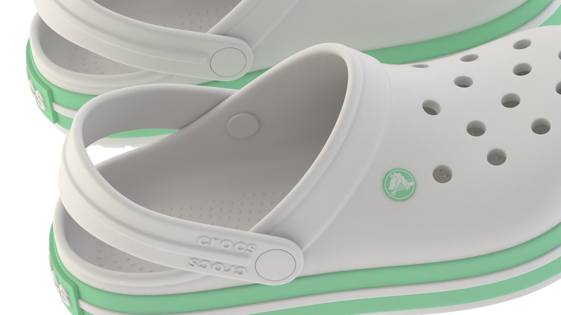 Crocs Crocband Spearmint 3D Model - TurboSquid 2416310