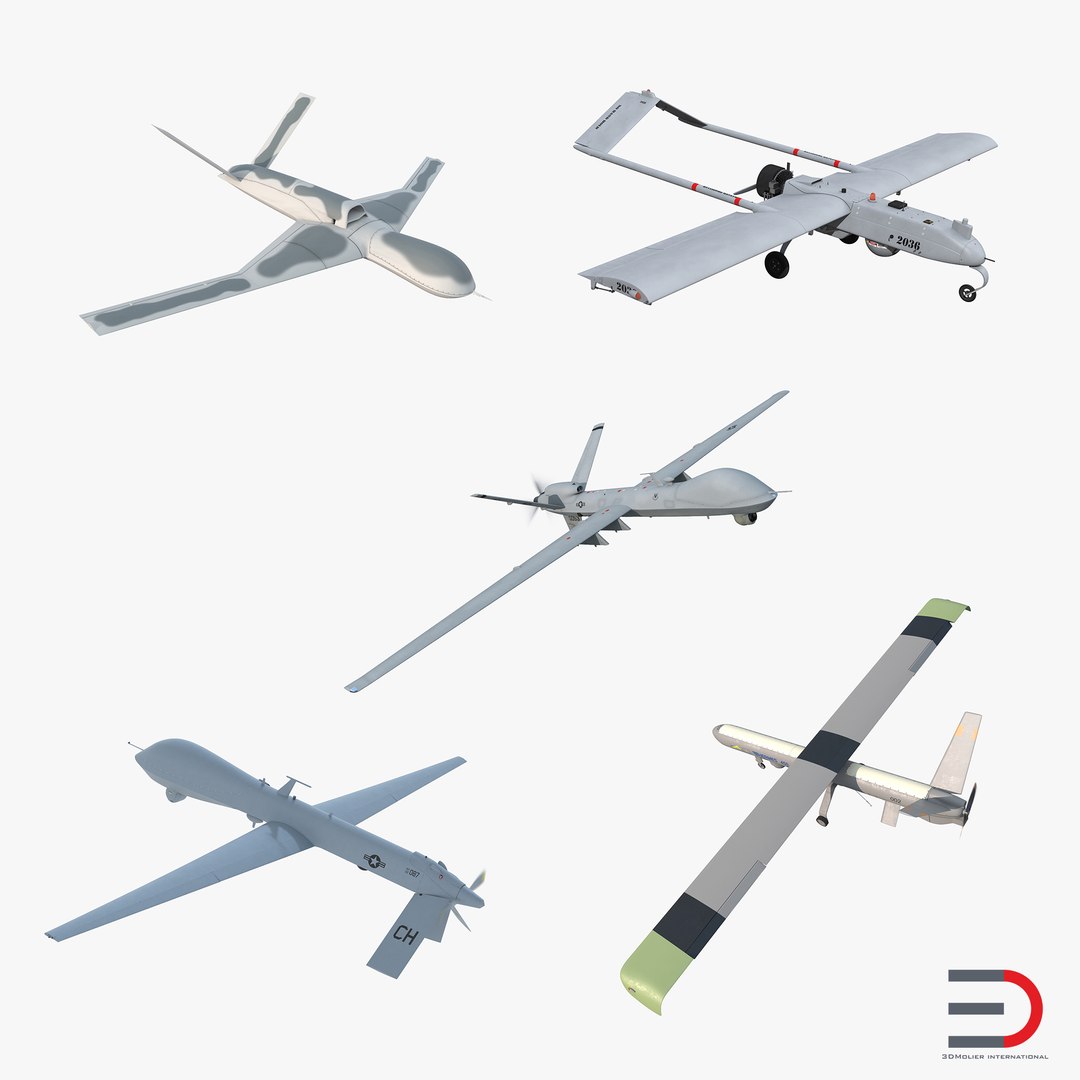 UAV Rigged Collection(1) 3D model preview