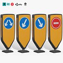 Traffic Bollards Island B