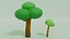 Low poly Tree 3D model