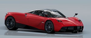 3D Pagani Huayra - Photorealistic model