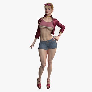 Female Character RiGGED