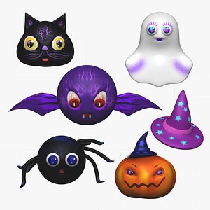 HALLOWEEN   Pack 3D model