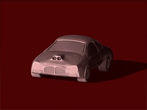 free obj model concept car