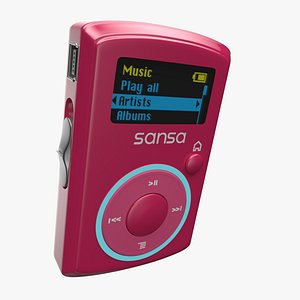3d model sandisk sansa player