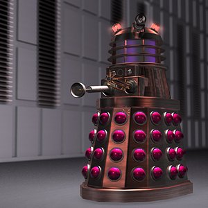 dalek alien 3d model