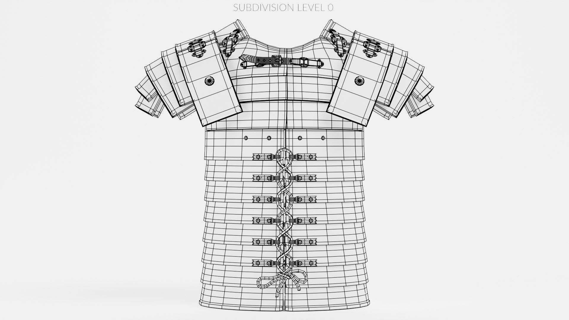 Lorica Segmentata Model - TurboSquid 1883291