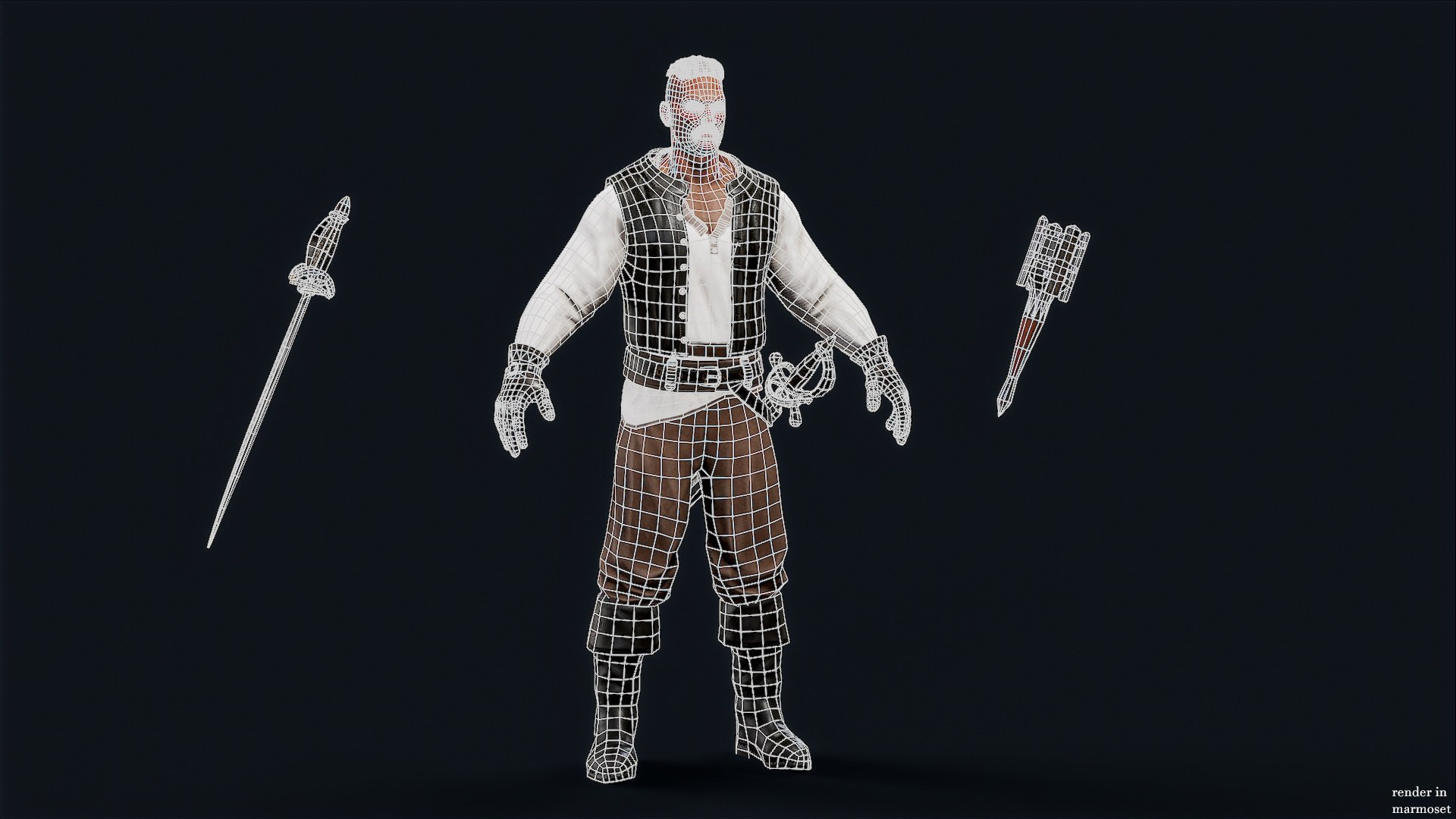 PIRATE R6 3D - TurboSquid 2328268