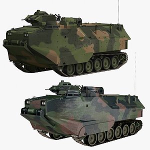 3D camo aav-7 model