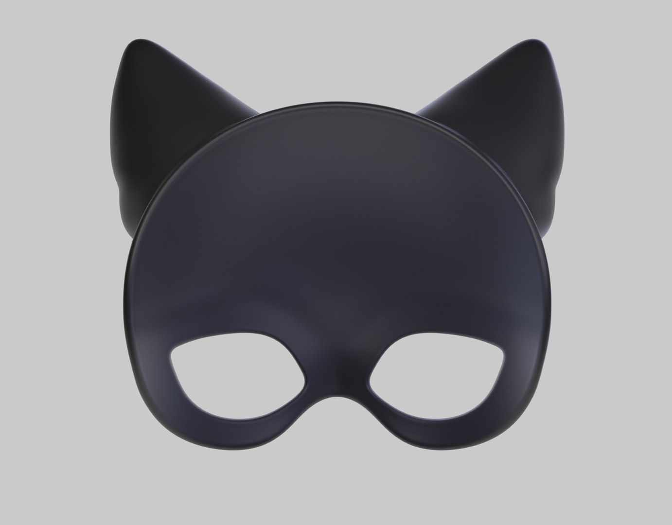 3D cat mask with ears - TurboSquid 1977227