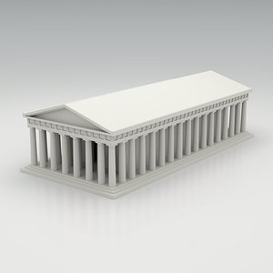 Parthenon Temple model