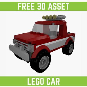 Lego car (4437) - Free Asset