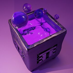 3D crucible