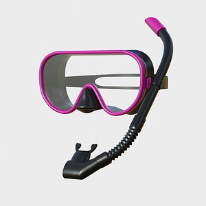 3D Diving Mask model