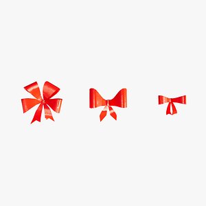3D Gift Bow  - Ribbons - 3D Assets model