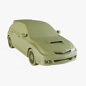 Subaru Impreza WRX STI 2010 3D model