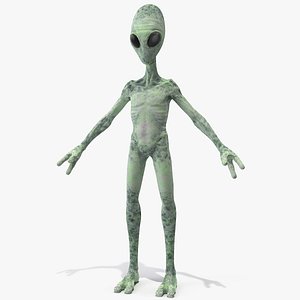 Green Alien Neutral Pose