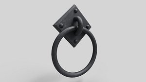 3D Door Handle Medieval M3