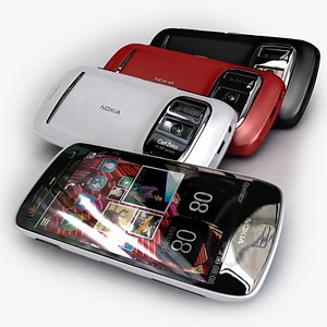 new Nokia 808 Pureview black red white collection