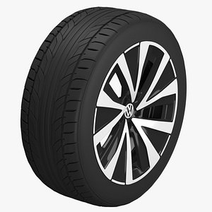 3D model Volkswagen Taos rim
