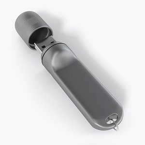 3d model of usb flash drive
