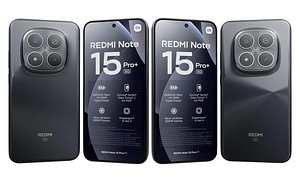 3D model Xiaomi Redmi Note 15 Pro Plus 5G Black