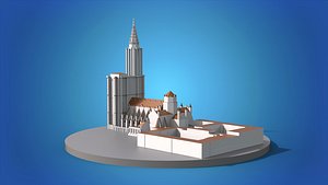 Cathedrale Notre Dame de Strasbourg model