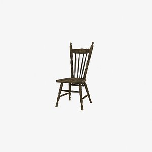 3D chair farmhouse model
